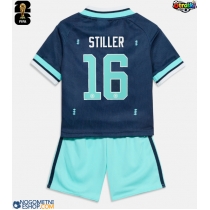 Otroški Nogometni dresi Nemčija Angelo Stiller #16 Gostujoči SP 2026 Kratek Rokav (+ Kratke hlače)